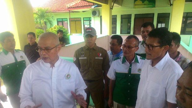 Sandiaga di Pasar Mampang