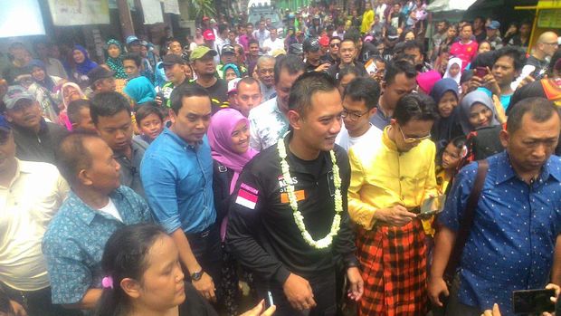 Sapa Pedagang Beras, Agus Yudhoyono Janji Stabilkan Harga
