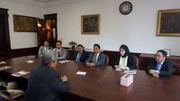 Dubes Sonny menerima delegasi DPR di Kedubes RI