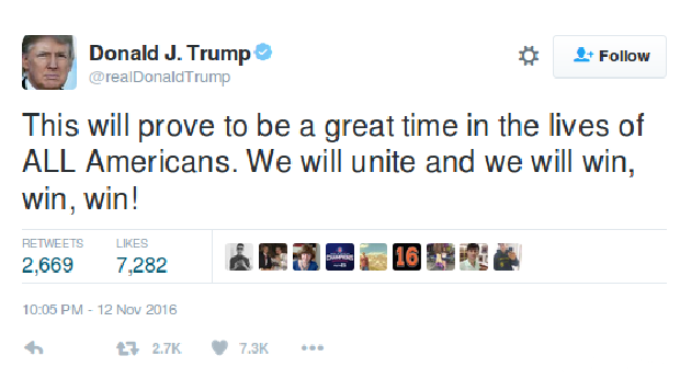 Demo Makin Meluas, Trump: We Will Unite and We Will Win!