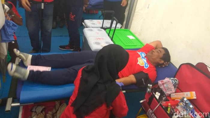 Plt Gubernur DKI Ikut Donor Darah di CFD