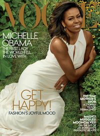 Michelle Obama di majalah Vogue. 