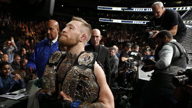 Conor McGregor kali terakhir juara saat mengalahkan Eddie Alvarez pada 2016.