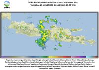 BMKG: Jabodetabek dan Sebagian Jabar Diguyur Hujan Lebat Sore Ini