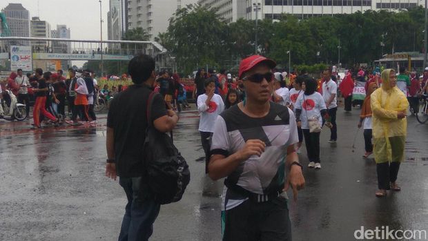 Car free day di Bundaran HI, Jakpus, Minggu (13/11/2016)