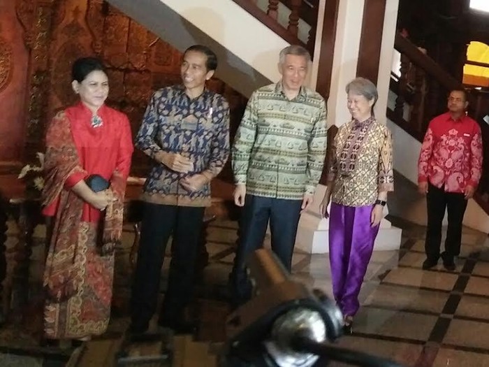 Presiden Jokowi dan PM Singapura Bahas Laut China Selatan