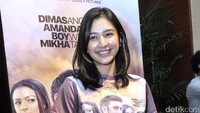 Mikha tampil seperti itu saat ditemui di acara pemutaran trailer film Promise di Plaza Senayan, Jakarta, Senin (14/11/2016). Foto: Noel/detikHOT