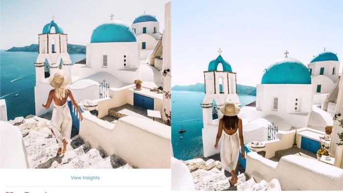 Seram Nggak Sih? Traveler Cantik Ini Diikuti & Ditiru Semua Foto Instagramnya