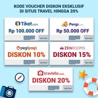 Online Travel Fair Akhir Tahun, Cashback Rp1 Juta hingga Diskon 20% di 11 Situs Travel