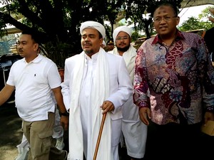 Sambangi Mabes Polri, Habib Rizieq Ikut Gelar Perkara Kasus Ahok