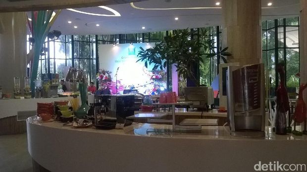 Restoran dengan meja makan yang modern (Bonauli/detikTravel)