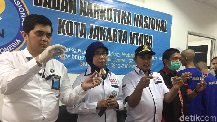 BNN Jakarta Utara Tangkap 2 Kurir Narkoba Jaringan LP Cipinang
