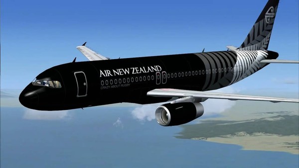 Maskapai Air New Zealand yang identik dengan pesawat hitamnya ini juga kerap nongkrong di urutan teratas di kategori teraman dunia.  (Air New Zealand/Youtube)