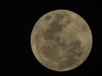 Begini Cantiknya Penampakan Supermoon di Belahan Langit Indonesia