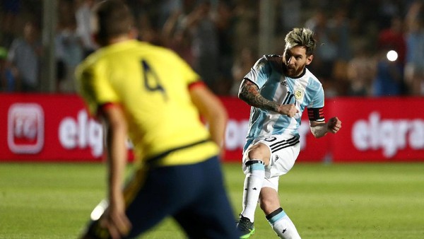 Argentina Cukur Kolombia 3-0