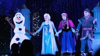 Mereka juga menampilkan tokoh dari film Frozen. Gustavo Caballero/Getty Images/detikFoto.