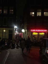 Suasana lorong remang-remang di Red Light District (Ken/detikTravel)