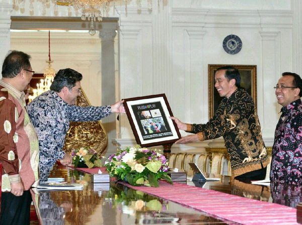 CEO Plug and Play Saeed Amidi Bertemu Jokowi