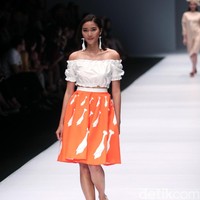 Fashion Show Busana JII by Gloria Agatha. Jakarta Fashion Week 2017. Senayan CIty. Jakarta. [Foto: Mohammad Abduh/Wolipop]