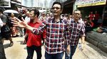 Djarot Blusukan di Pasar Kebayoran Lama