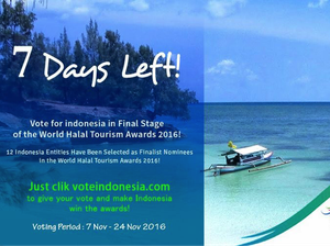Tujuh Hari Lagi, Kesempatan Vote Indonesia di #WHTA2016