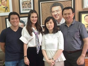 Kala Si Cantik Luna Maya Bicara Dukungan dan Beri Semangat ke Ahok