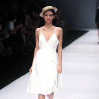 Fashion Show Busana JII by Gloria Agatha. Jakarta Fashion Week 2017. Senayan CIty. Jakarta. [Foto: Mohammad Abduh/Wolipop]