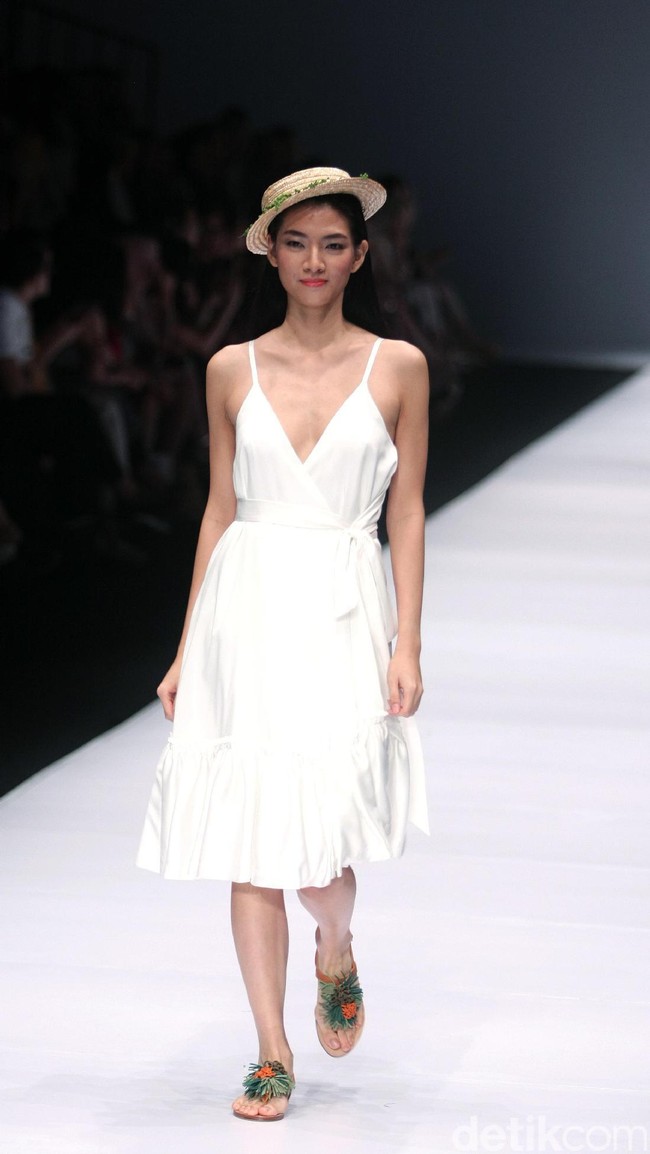 Fashion Show Busana JII by Gloria Agatha. Jakarta Fashion Week 2017. Senayan CIty. Jakarta. [Foto: Mohammad Abduh/Wolipop]