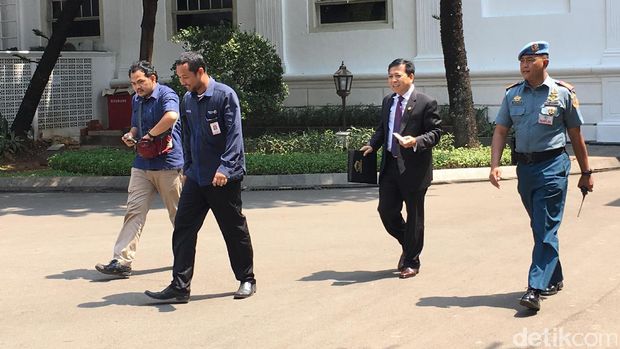 Novanto usai bertemu Jokowi