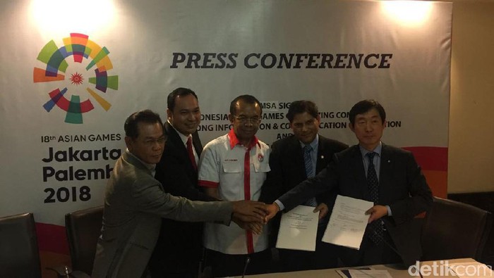 Panitia Asian Games 2018 Jalin Kerjasama dengan Perusahaan TI Korea