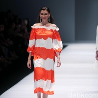 Fashion Show Busana JII by Gloria Agatha. Jakarta Fashion Week 2017. Senayan CIty. Jakarta. [Foto: Mohammad Abduh/Wolipop]