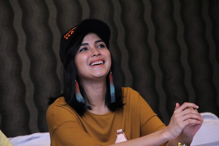 Dinda Kanya Dewi saat ditemui di kawasan cikini, Jakarta Pusat, Rabu (16/11/2016)