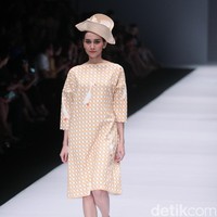 Fashion Show Busana JII by Gloria Agatha. Jakarta Fashion Week 2017. Senayan CIty. Jakarta. [Foto: Mohammad Abduh/Wolipop]
