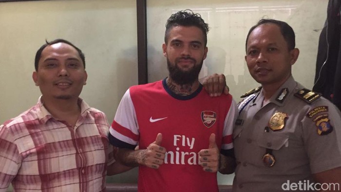 Penahanan Ditangguhkan, Begini Penampakan Diego Michiels di Mapolres