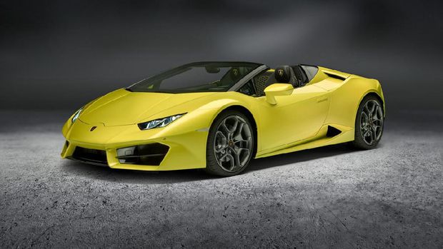 Huracan Spyder dalam kondisi fit