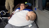 Juan Pedro yang kini berusia 32 tahun memiliki berat badan 500 kg. REUTERS/Liberto Urena.