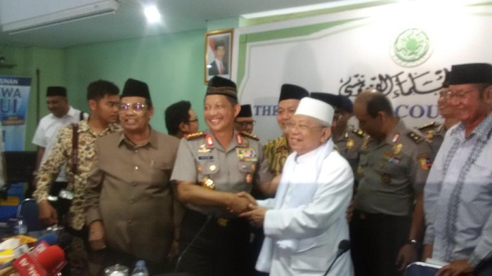 Silaturahmi ke MUI, Kapolri Beri Penjelasan soal Kasus Ahok