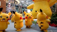 Traveler penggila Pokemon wajib singgah di Bandara Changi di Singapura. Merayakan liburan akhir tahun ini Bandara Changi akan menyuguhkan hiburan bertemakan Pokemon (Aditya Mardiastuti/detikTravel)