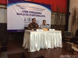 LSI Denny JA Beberkan Penyebab Turunnya Elektabilitas Ahok-Djarot
