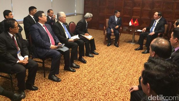 Pertemuan Wapres JK dengan Presiden Vietnam Tran Dai Quang