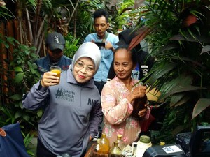 Blusukan di Cempaka Putih Barat, Sylviana Serasa Pulang Kampung