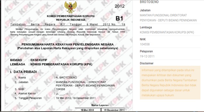 Jadi Tersangka Penerima Suap Rp 1,9 M, Berapa Kekayaan AKBP Brotoseno?