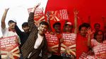 Parade Bhinneka Tunggal Ika di Patung Kuda