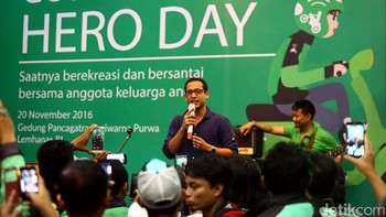 Nadiem Makarim CEO GO-JEK Indonesia mengatakan program ini sejalan dengan komitmen perusahaan untuk memberdayakan dan membantu sektor informal. GO-JEK saat ini telah memiliki mitra lebih dari 250.000 yang tersebar di 15 kota di Indonesia.