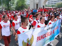 Senyum Warga Semarang Tunjukkan Perdamaian