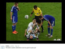 Selebrasi Hattrick CR7 Jadi Meme Kocak