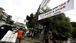 Spanduk Tolak Ahok Terpampang di Tanah Abang