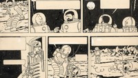 Kalau komik Tintin yang berjudul Explores on the Moon ini terjual senilai Rp 29 miliar dari taksiran senilai Rp 15 miliar.  Foto: BBC