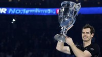 Bagi Murray, ini adalah titel pertamanya di ATP World Tour Finals. Paul Childs/Reuters/detikFoto.