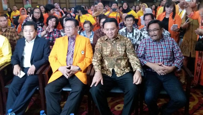 Hadiri Ultah Kosgoro 1957, Ahok-Djarot Akrab dengan Petinggi Golkar